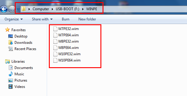 Hướng dẫn sao chép WinPE vào USB HDD BOOT