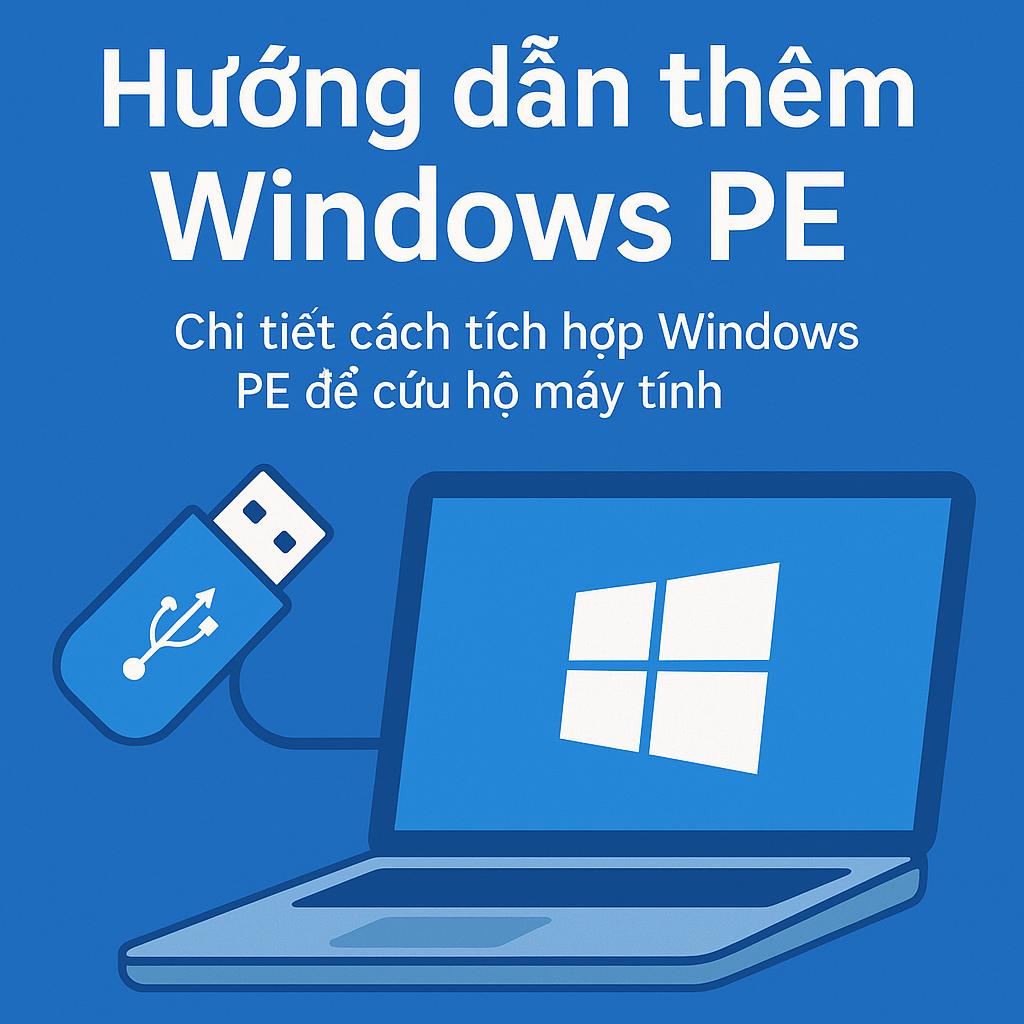 Hướng dẫn thêm Windows PE vào USB BOOT